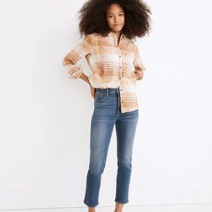 NWOT Madewell Stovepipe Jeans in Dearham Wash